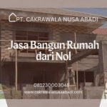 Jasa Bangun Rumah dari Nol