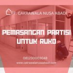 Pemasangan Partisi Ruko