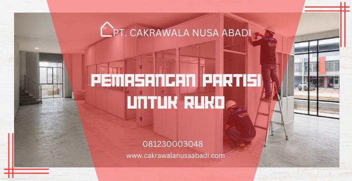 Pemasangan Partisi Ruko