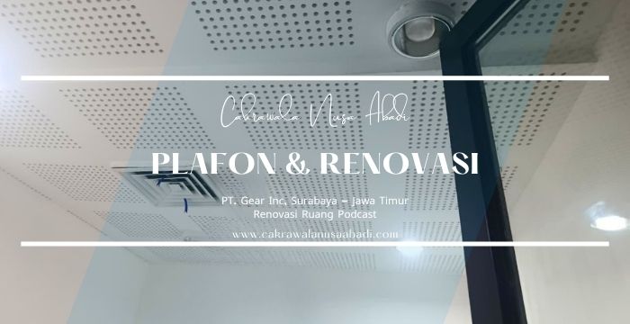 Renovasi Ruang Podcast